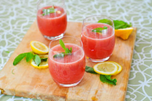 Watermelon-Mint Cooler - summer remedies with watermelon