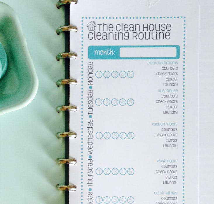 Home cleaning checklist for effective cleaning method