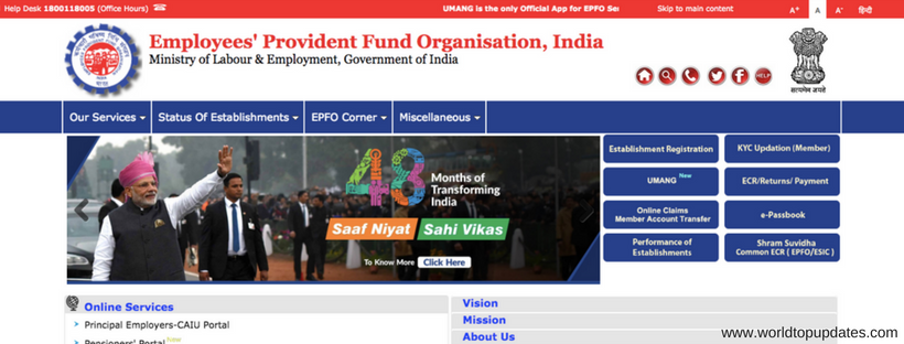 check EPF balance