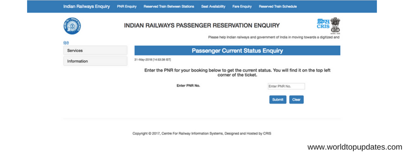 pnr status live check