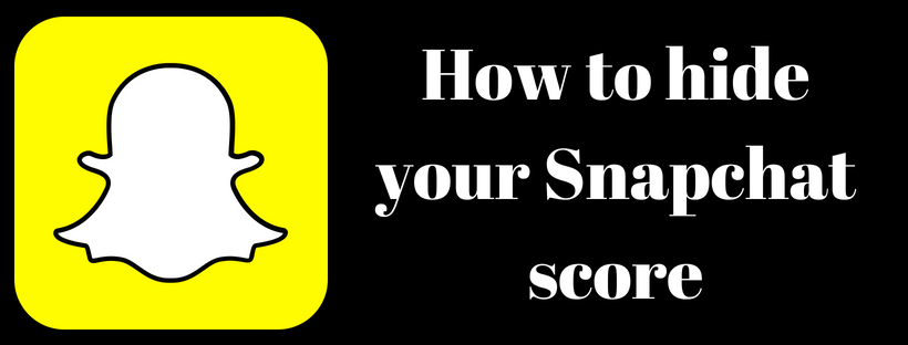 hide your Snapchat score
